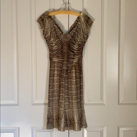 Roberto Cavalli Snake Skin Dress Size 40 NWT - Picture 2 of 7